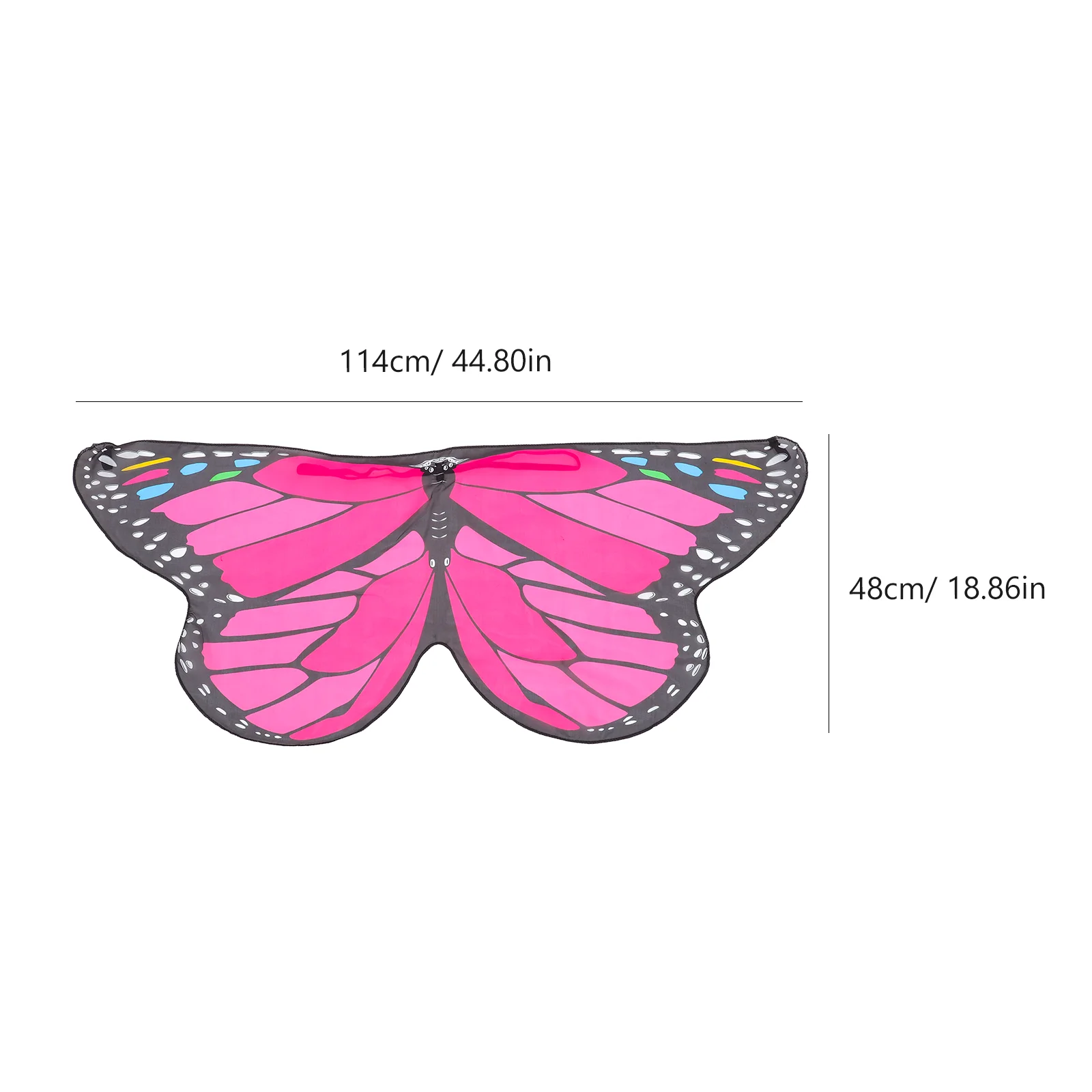 Наряды для девочек накидка с бабочкой костюм крыльями бабочки детские крылья на