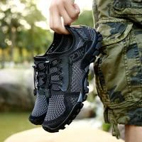 new mens mesh breathable fashion outdoor sports rock climbing hiking shoes beach streaming shoes casual sports shoes 36 47