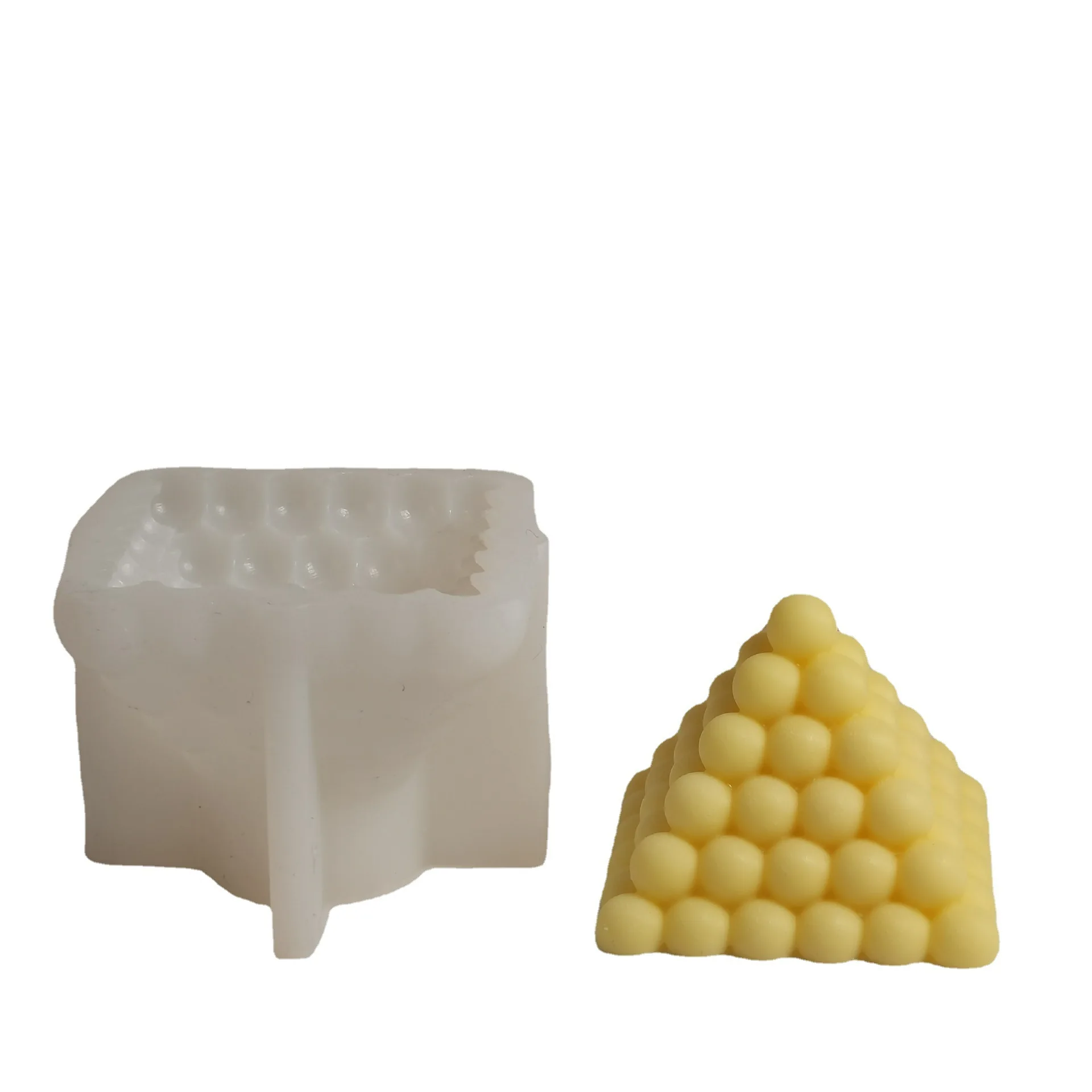 Креативная силиконовая форма в виде пирамиды сделай сам новинка для мыла и свечи