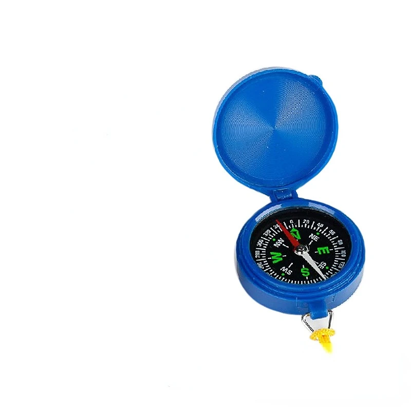 

Plastic Portable Compasses Pendant Watch Vintage Bronze Fob Chain Flip Clock For Men Women Birthday Present Collection Survival