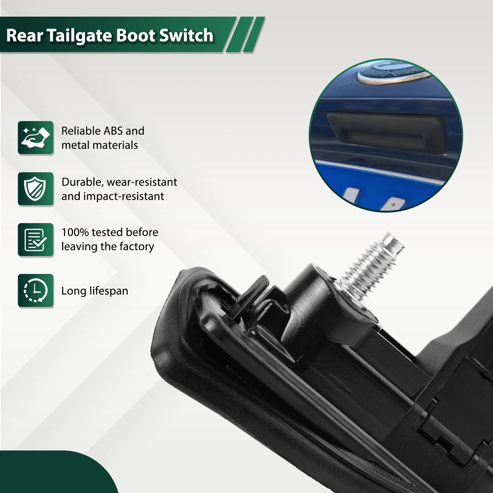 Переключатель багажника для VW Golf MK5 2007-09 Audi A1 Skoda Fabia Yeti Superb Roomster 5J0827566E 5J0827566