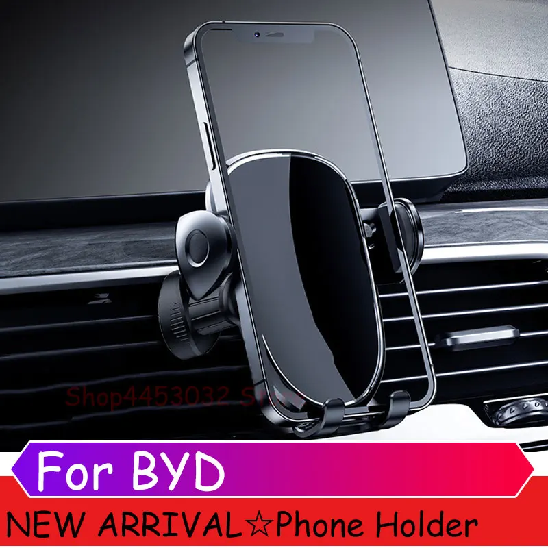 

Автомобильные аксессуары для BYD F3 E6 Yuan Plus Atto F0 G3 I3 Ea1 Tang Dmi F3 G6 Автомобильный держатель для телефона на вентиляционное отверстие GPS подставка с ручным зажимом