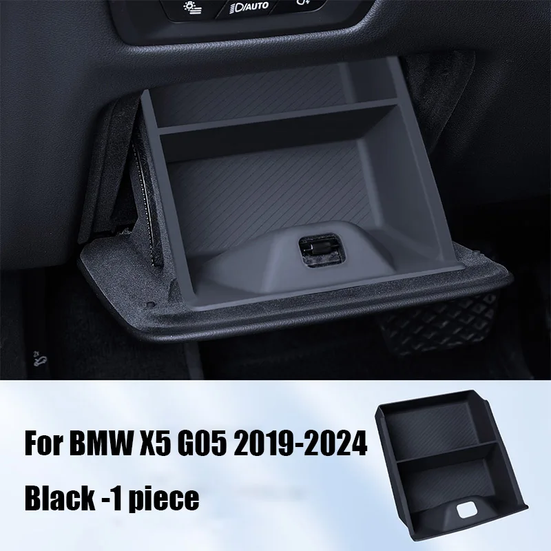 

Для BMW X5 G05 2019 2020 2021 2022 2023 2024 Ящик для хранения водителя из силиконового материала для хранения предметов в автомобиле