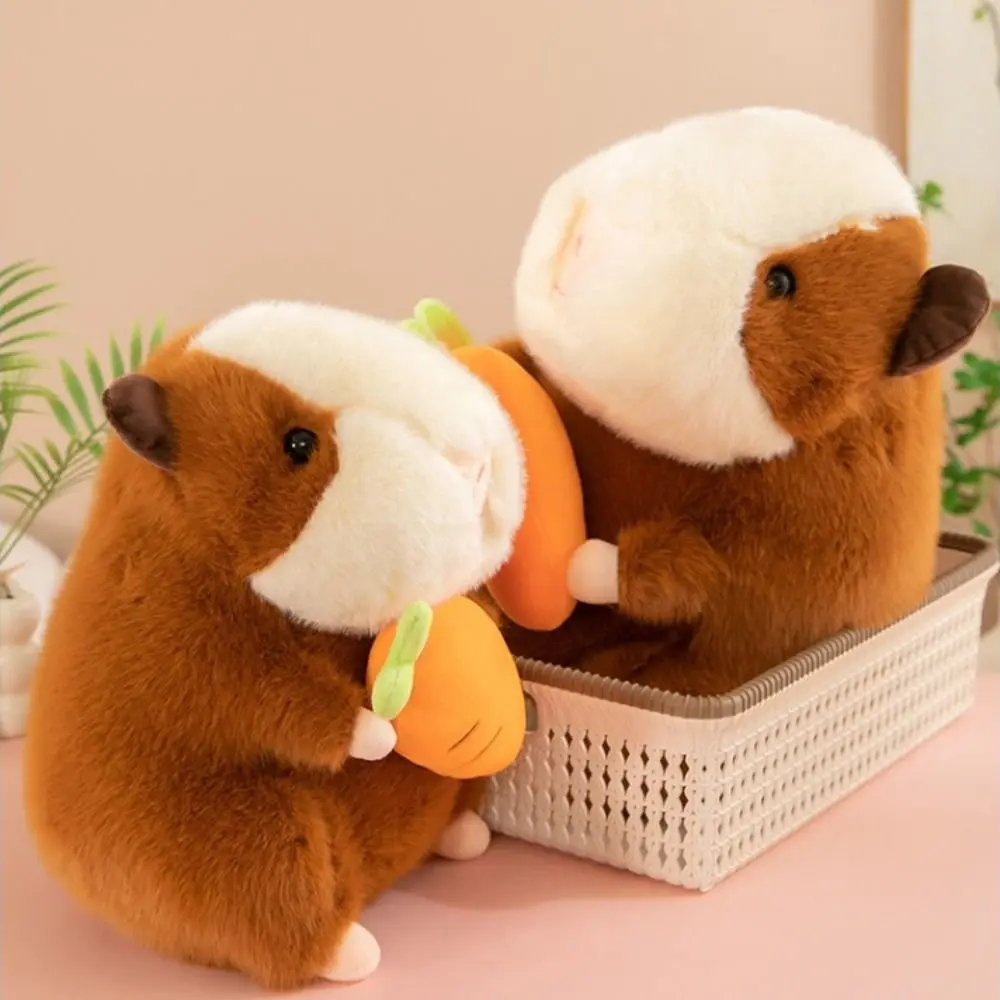 Kawaii мультфильм голландская свинья капибара плюшевая кукла пушистая мягкая