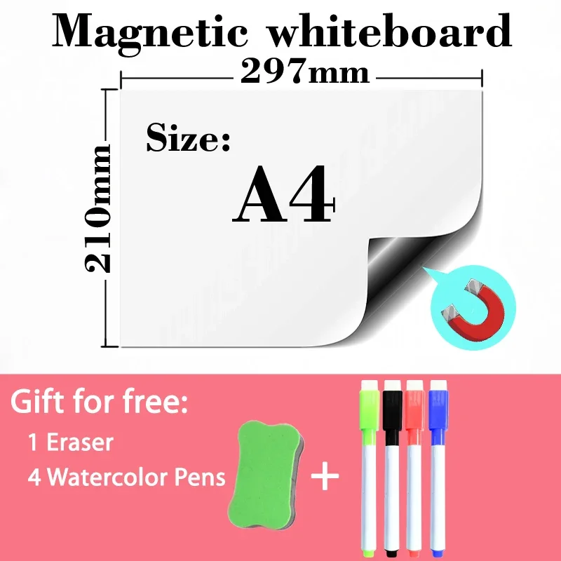 

Магнитная доска YoQian A4-4Pen1Eraser