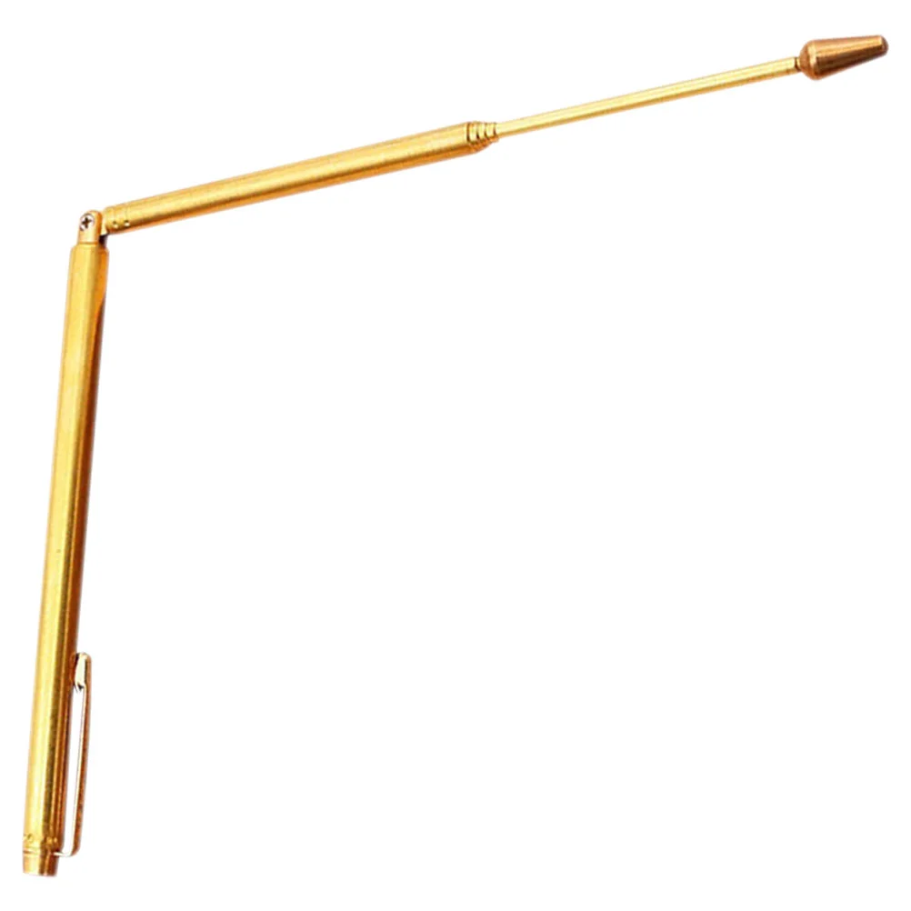 

Metal Stick Retractable Divining Rods Locating Lost Items Pen Shape Dowsing Portable Copper Durable Tool