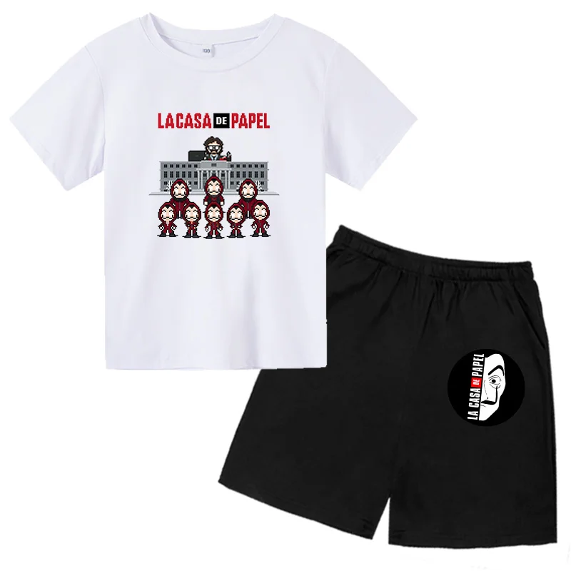 

Attack Giant - Baby Sportswear Set, T-shirt+Shorts 2 Piece Set, 4T to 14T Summer Fashion Casual Set