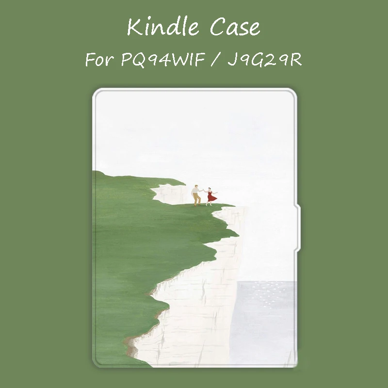 

2022 New Smart Magnetic for Kindle Paperwhite 4 Cover Mountain and Couple for Kindle Case 10th Generation Kindle 658 Funda