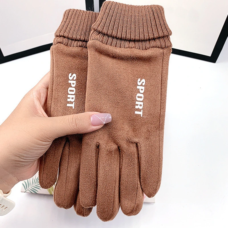 Зимние перчатки для мужчин и женщин теплые сенсорного экрана ветрозащитные