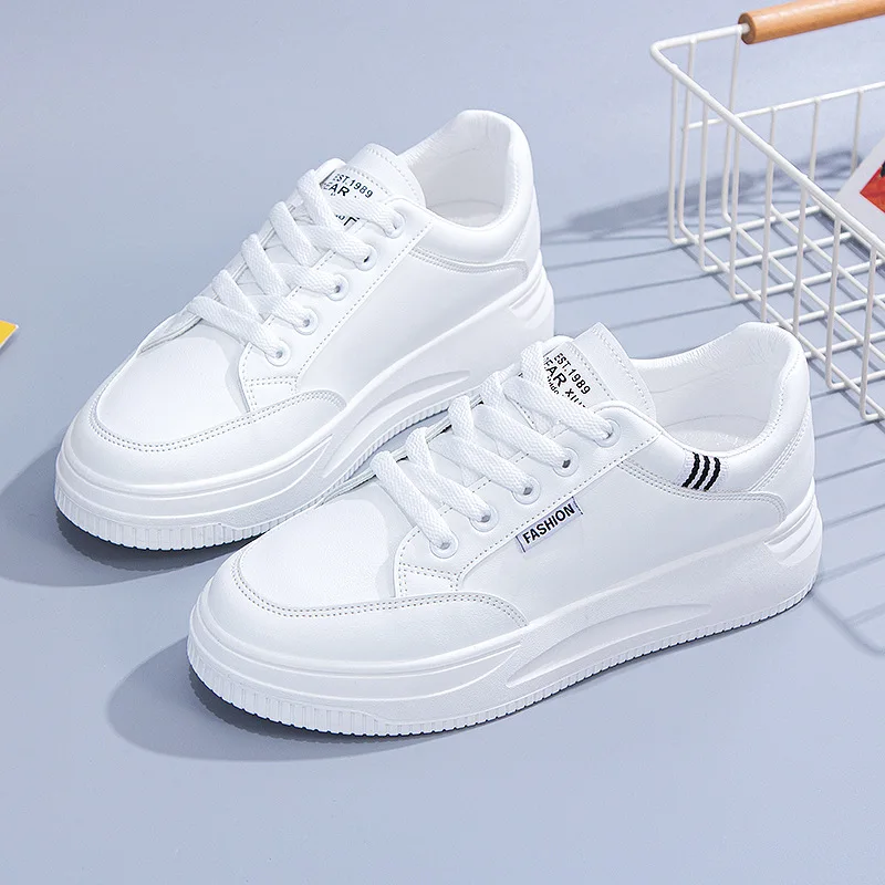Shoes for Women Small White Shoes Women's 2022 Summer New Ins Tide Thick-soled Casual Shoes Sports Students All-match Sneakers