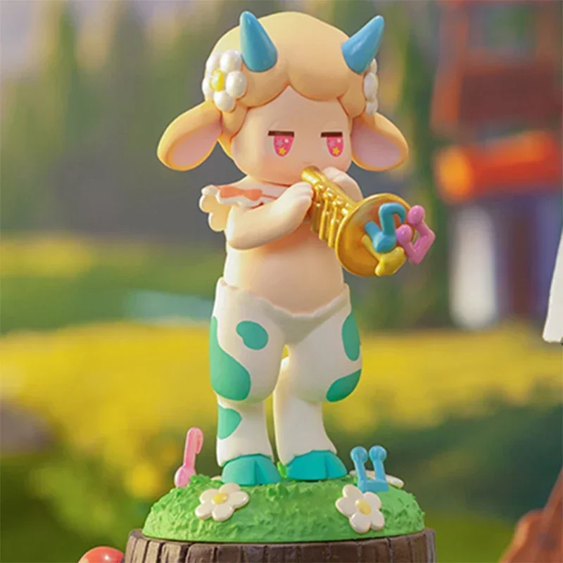 Фото POP MART Satyr животное карнавальная серия слепая коробка игрушки Kawaii аниме фигурка-сюрприз Mystery Box куклы подарок №1