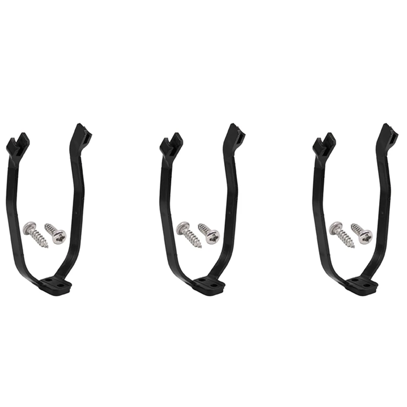 

3X Rear Mudguard Bracket Rigid Support With Screws For Electric Scooter Xiaomi M365/M365 Pro Scooter Accessories Black