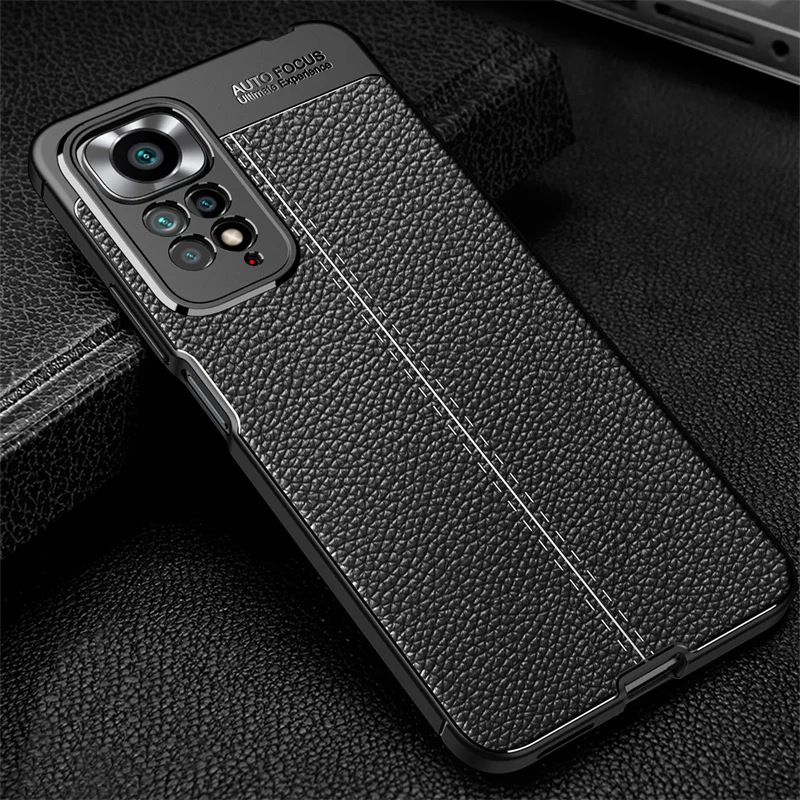 Case For Xiaomi Redmi Note 11 Pro Cover For Redmi Note 11 Pro Capas Bumper TPU Soft Leather For Fundas Redmi Note 11 Pro Cover