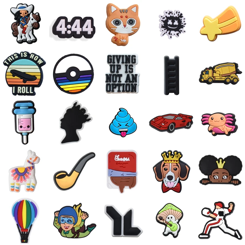 

Wholesale Bulk Kids Set Jeans Shoe Charms Shoes Accessories Packs Girl Gifts Decorations for Croc Para Pins Women Charm Men Boy