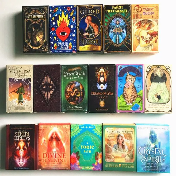 

Ethereal Visions Illuminated Tarot Cards Deck Board Table Games For Party in Factory Price Card Game