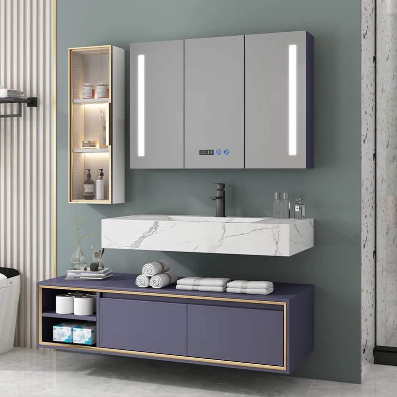 

Роскошный шиферный шкаф для ванной комнаты из нержавеющей стали