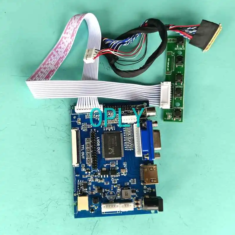 

LCD Monitor Screen Controller Board Fit B101EW05 BP101WX1 HSD101PWW1 HDMI-Compatible 1280*800 AV VGA DIY Kit LVDS 40-Pin 10.1"
