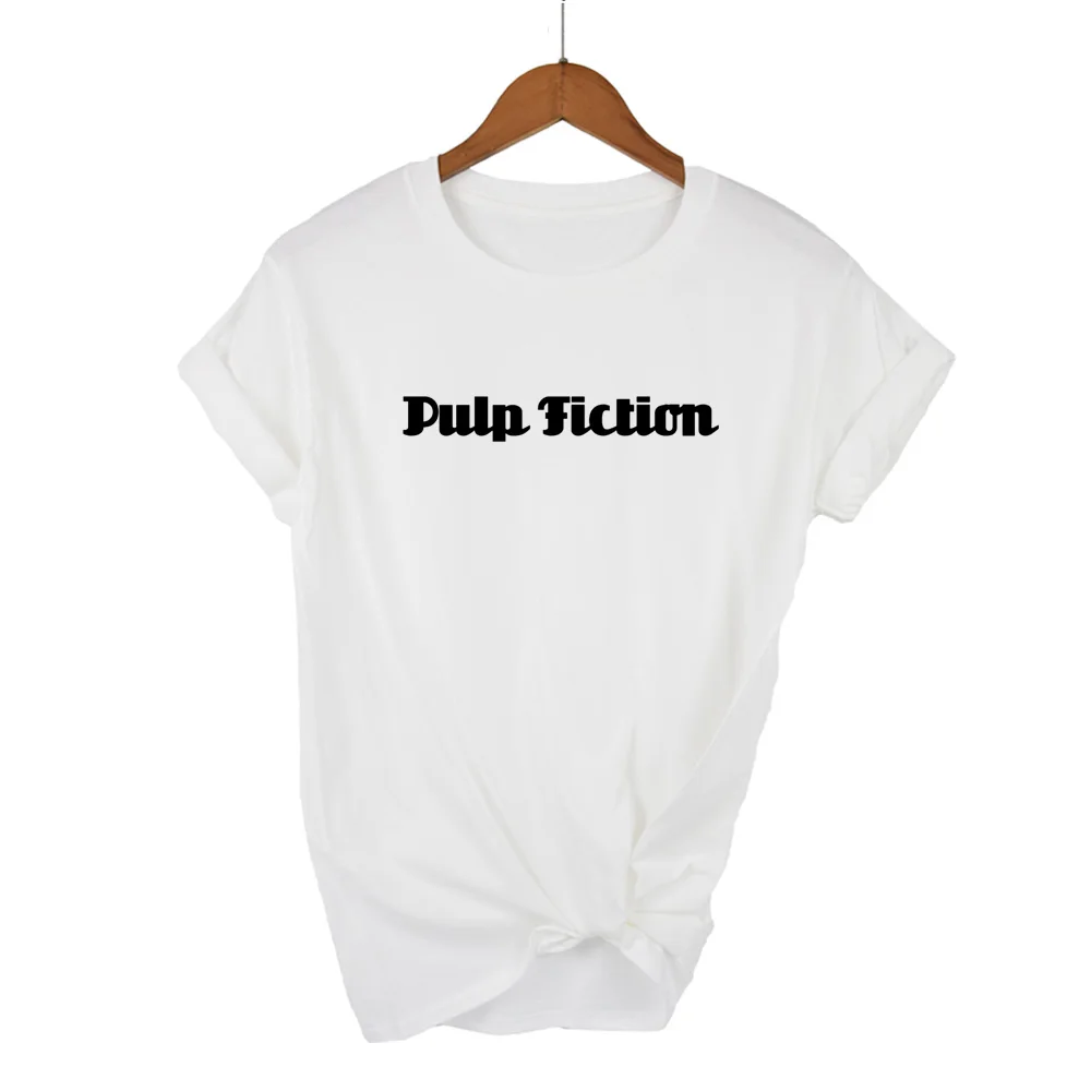 Новая женская футболка из фильма Криминальное чтиво Harajuku Ullzang 90-х годов корейская