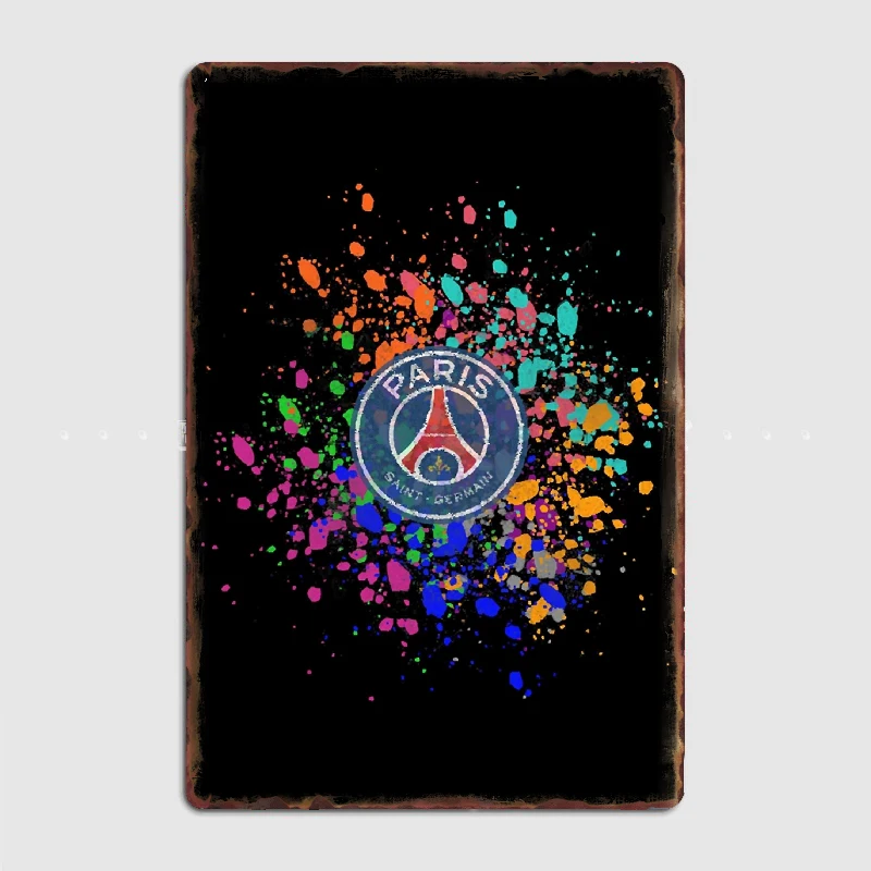 

Watercolor PSG Metal Sign Wall Mural Kitchen Design Wall Decor Tin Sign Poster Room Decoration