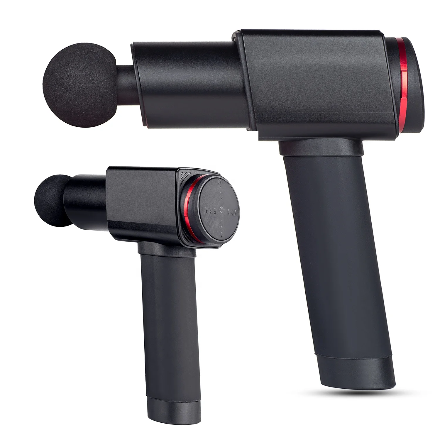 

China export intelligent heating fascia gun vibration massager mini massage gun