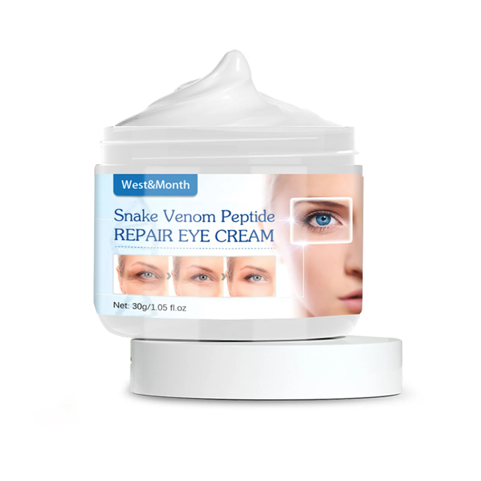 

30g Snake Venom Peptide Eye Cream Eye Cream For Dark Circles And Puffiness With Natural Ingredients Brightening Eye Cream to
