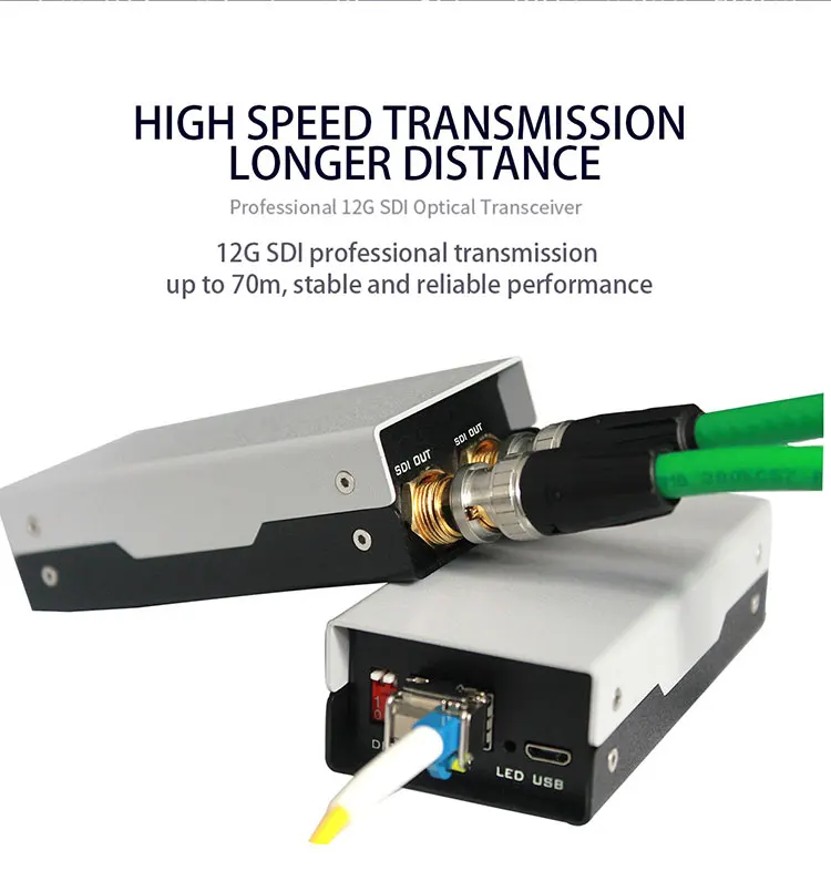 

Devicewell FD1201 12G SDI HD Fiber Optical Transceiver