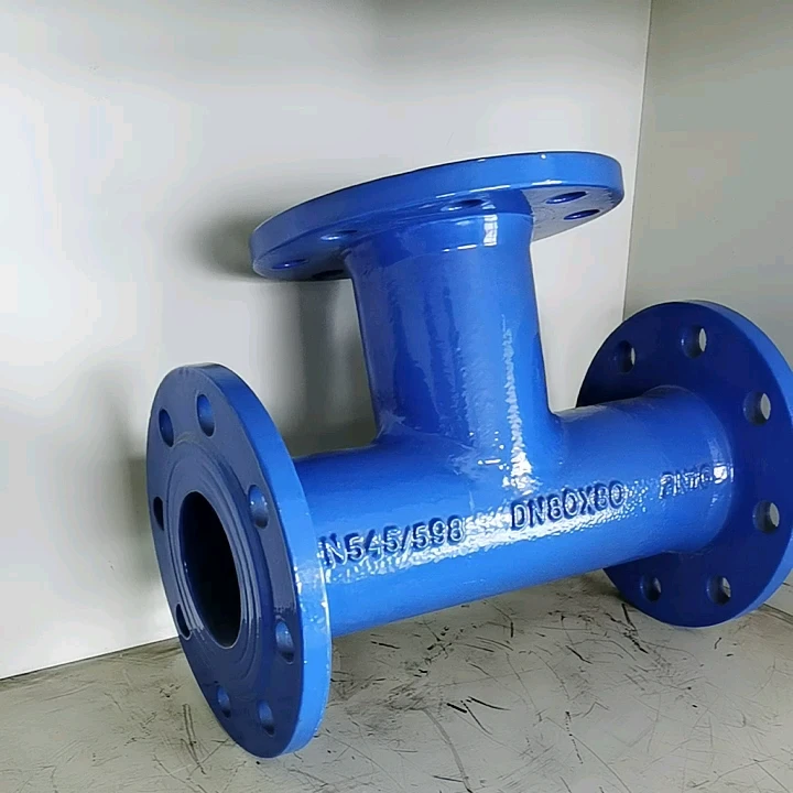 

BS EN545/598 factory price flange reducing tee