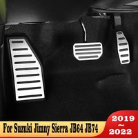 car fuel accelerator non slip pad clutch brake rest foot pedal for suzuki jimny sierra jb64 jb74 2019 2020 2021 2022 accessories