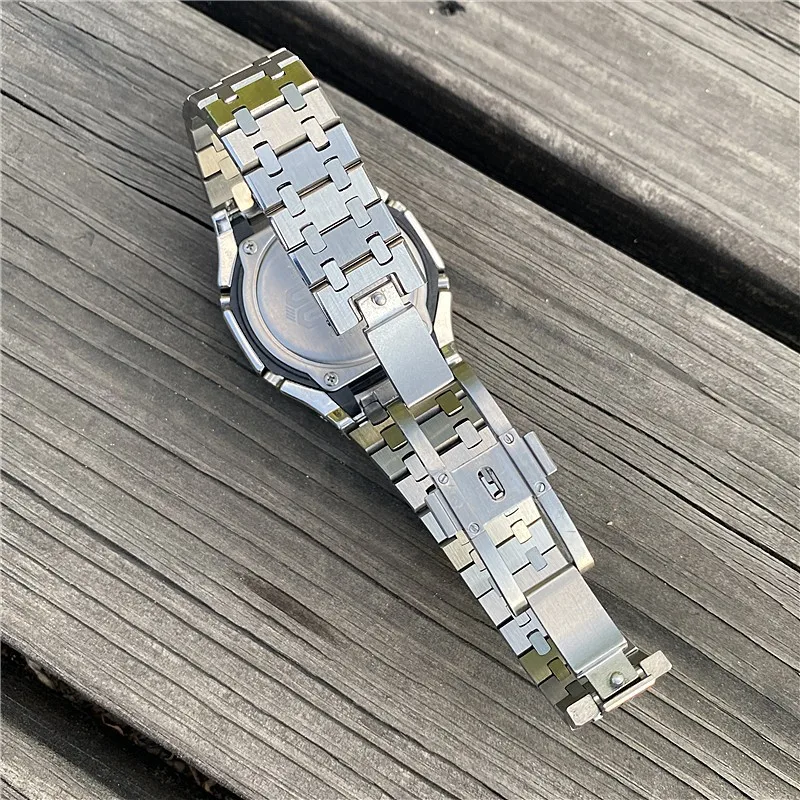 Metal 316L Stainless Steel Watchband Strap and Watch Case For Shock Ga2100 GA2110 Modified Farm Replacement Wholesale Parts