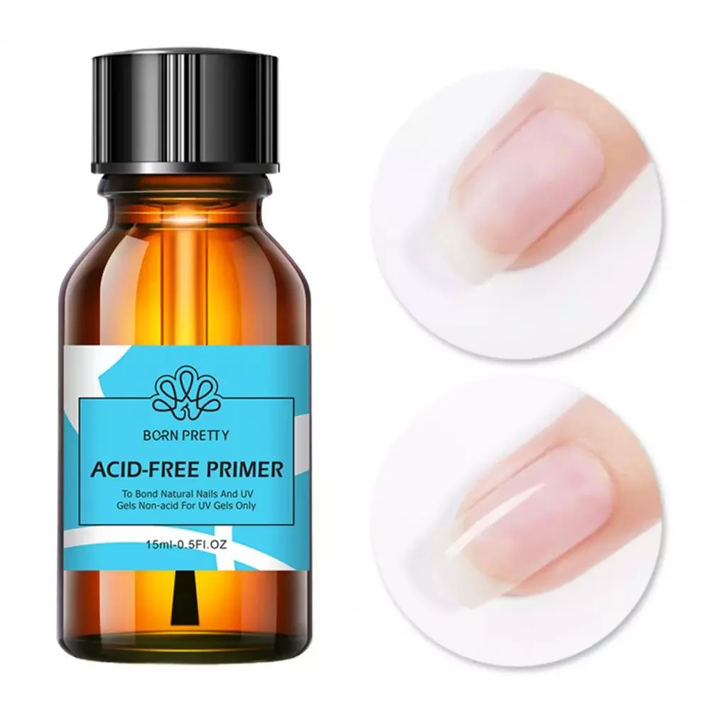 

NEW2023 Nail Base Glue 2Pcs/Set Protective Mini Lightweight Natural Nail Dehydrator Acid-free Bond Primer Glue Kit Nail Supplie