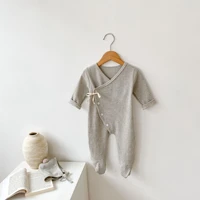 2022 autumn new baby long sleeve striped romper infant casual jumpsuit boy girl cotton newborn toddler clothes 0 24m