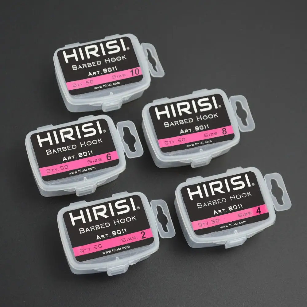 

50Pcs 8011 Fishing Accessories High Carbon Fish Bait Carp Hooks Barbed Pinpoint Claw Hook Fishook Eyed Fishooks