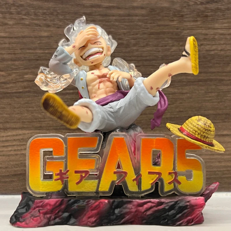 

Аниме соломенная шляпа Пираты Милая фотоэкипировка 5-я форма Ника солнце бог 10 см Фигурки Модели GK фигурка подарок