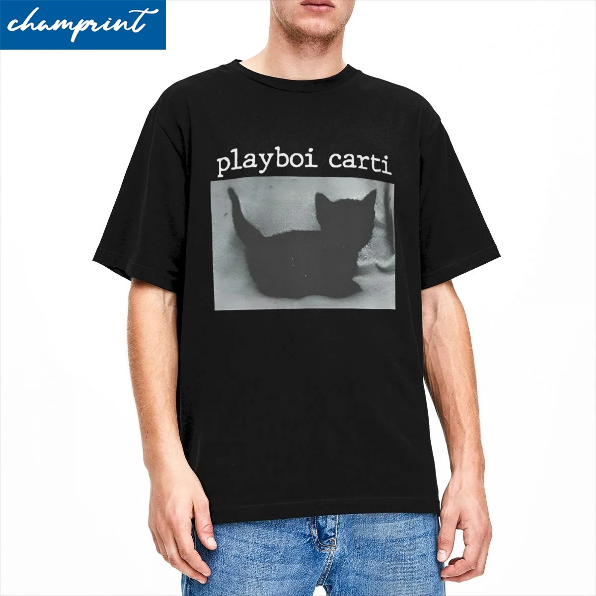 Футболка Playboi Carti для мужчин и женщин новинка рэпера футболка из 100% хлопка с