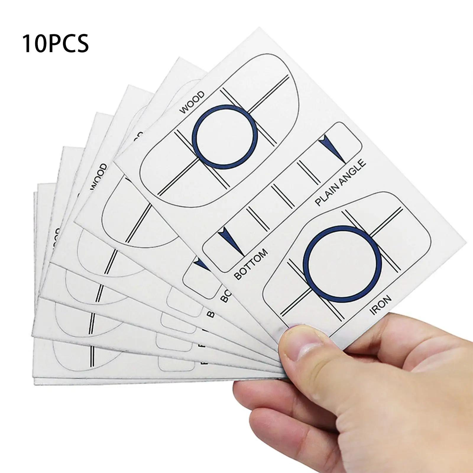 

10 Pieces Golf Driver Impact Tape Labels Remarkable for Swing Accuracy