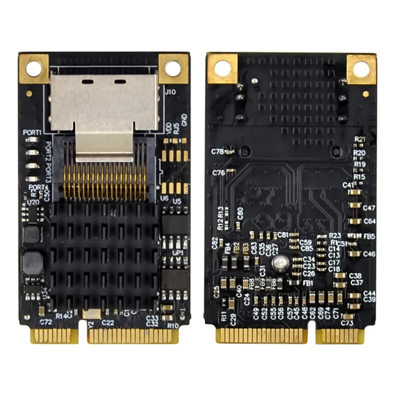 88SE9215 Mini PCIE 9215 1 out 4 SATA3.0 Плата расширения для настольного промышленного узла Sata