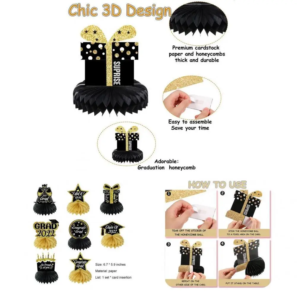 

9Pcs/Set Unique Table Topper Decor Exquisite 2 Colors Desk Stake Decor Aesthetic Fine Texture Desk Card Decor