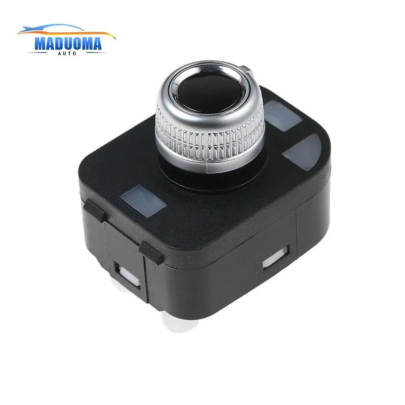 

New 8KD959565A 4GD959565 Chrome Electric Rearview Mirror Adjust Control Switch Knob Folding For A6 A7 A8 TT Q3 Q5 R8