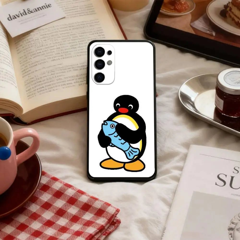 Фото Чехол для телефона C-Cute Kawaii P-Penguin для Samsung S 25,24,23,22,30,21,10,9,Ultra,Plus,Lite,FE,4,5 G, мягкий черный чехол №5
