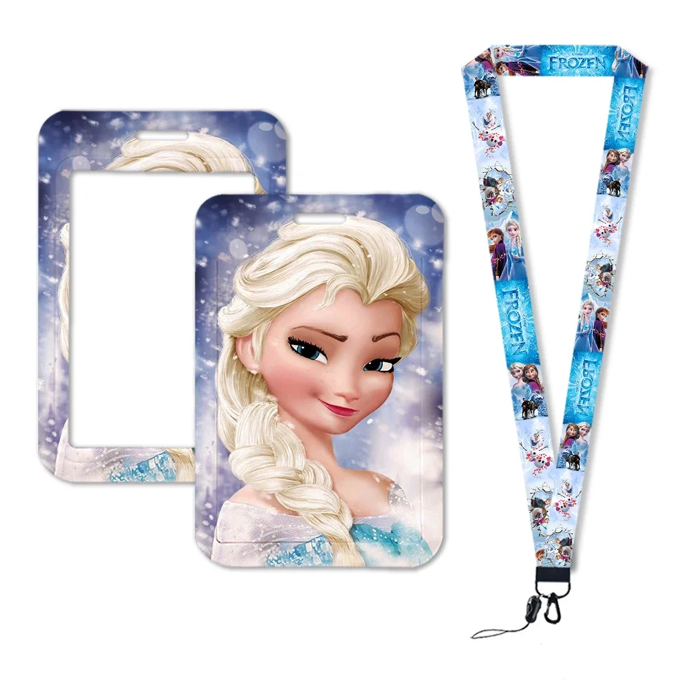 Шнурок для ключей Disney Холодное сердце милый шейный ремешок держатель карт