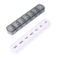 7 grids 7 days weekly candy pill case pill storage organizer medicine tablet dispenser organizer pill box splitters container