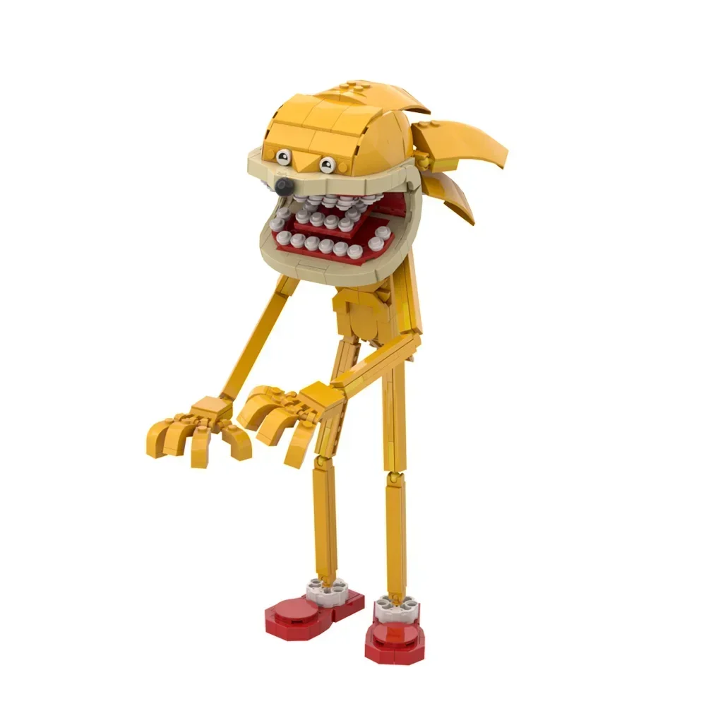 Фото Gobricks MOC Синий Ежик Соника Строительные Блоки Модель Ужасы Игра Синий Ежик Фигурка Сборка Кирпичи Подарок на Хэллоуин №5