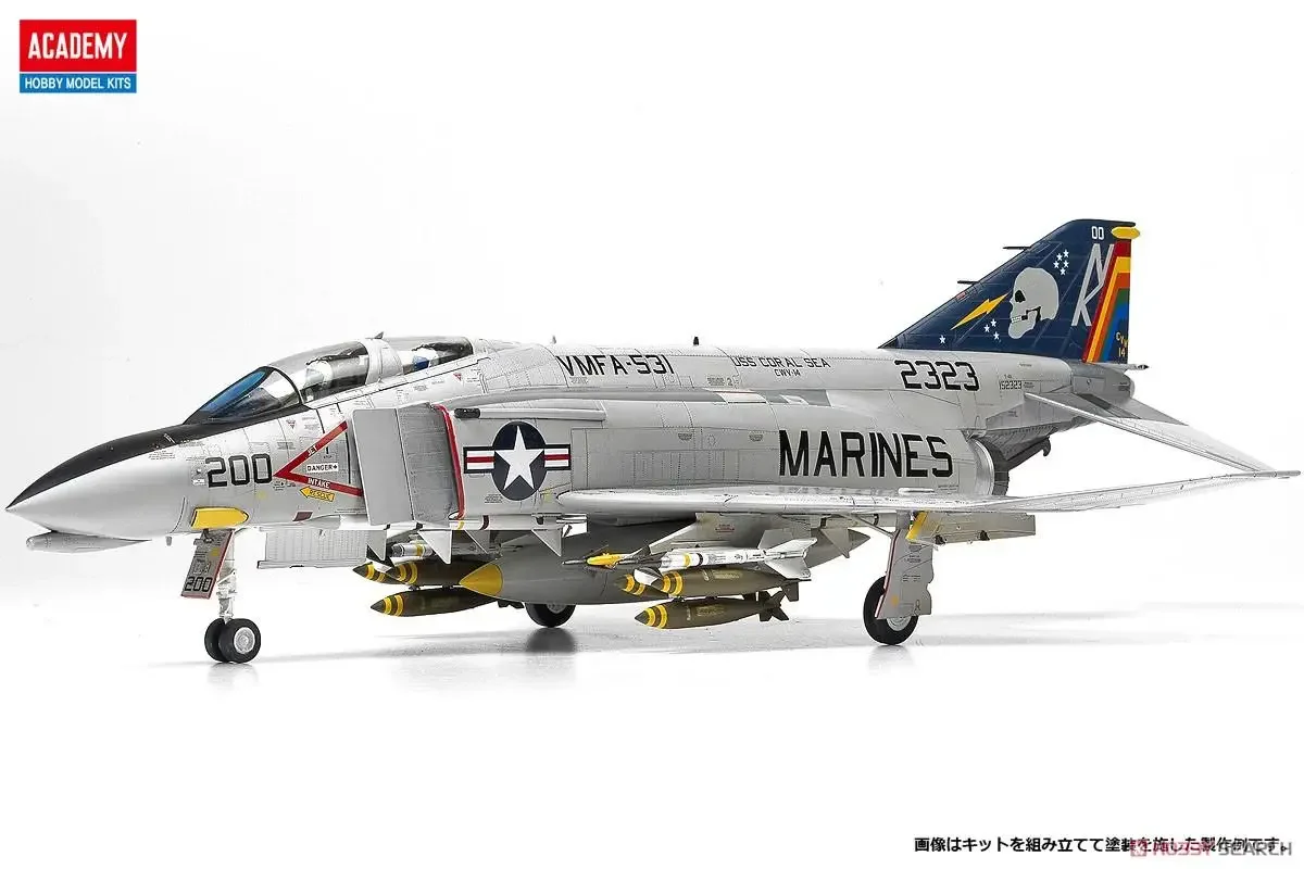Академия 12315 1/48 F-4B/N PhantomII `VMFA-531 Grey Ghosts` (пластиковая модель)