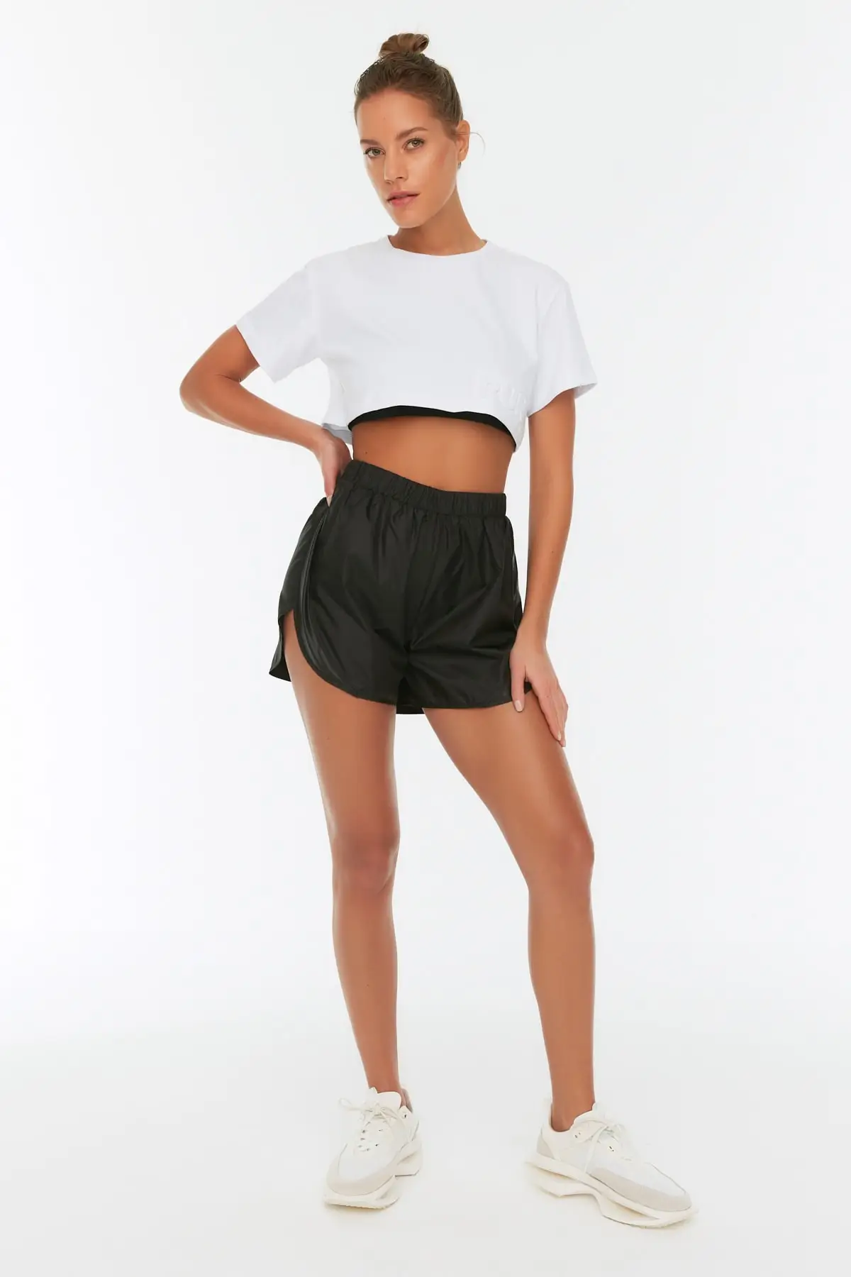 

Parachute fabric sports shorts