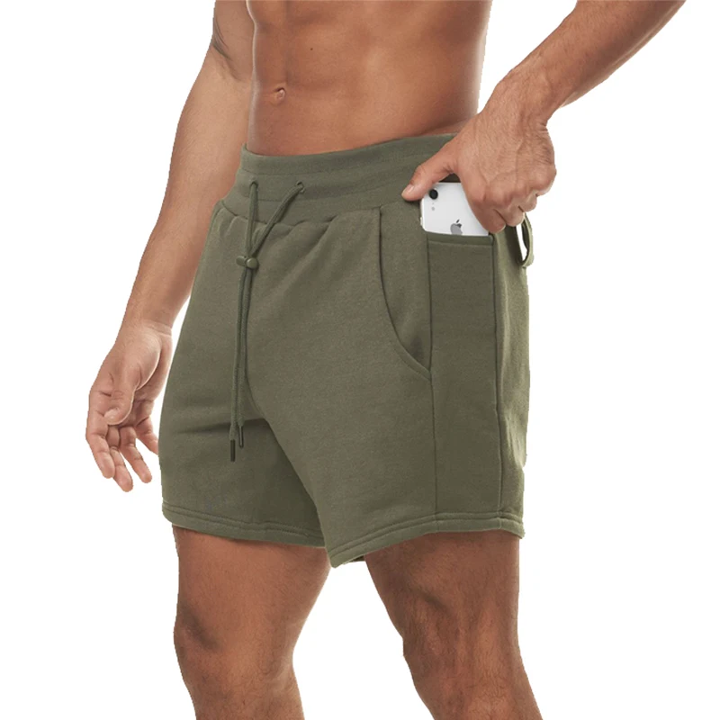 

Summer New Cotton Shorts Men's Jogging Running Sports Shorts Casual shorts Exercise Gym High Quality Fitness Shorts Men