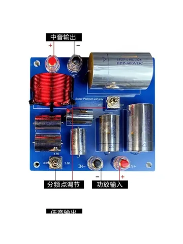 Advanced crossover Independent three-wire crossover Three-way crossover HIFI speaker Fever home audio