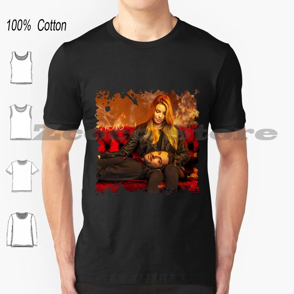 

Футболка Lucifer из 100% хлопка для мужчин и женщин, с персонализированным рисунком