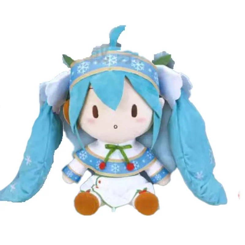 В наличии оригинальная плюшевая игрушка Hatsune Miku SNOW MIKU 2015 Fufu персонаж мультфильма