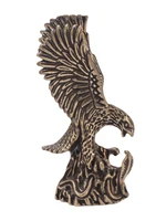 antique solid copper ornaments bronze flying eagle statue brass miniatures figurines home decorations desk decor tea pets