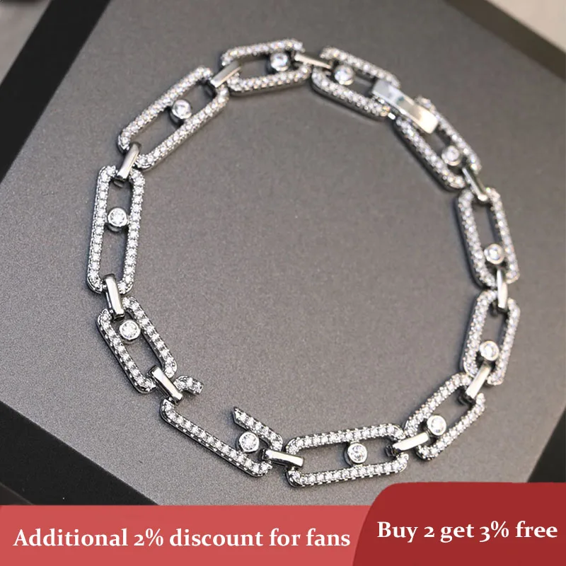 

Original Luxury Bracelet Independent Designer Mobile Series 925 Sterling Silver Made High Quality Exquisite Gift